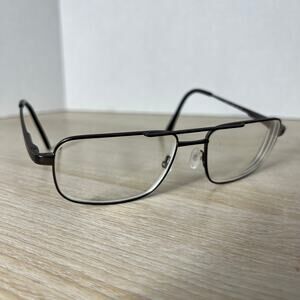 Safilo Elasta E7236 6LB Eyeglasses Gunmetal Gray Frames 58-17-150 Italy